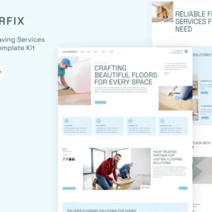 Paving & Flooring Elementor Template Kit – Floorfix