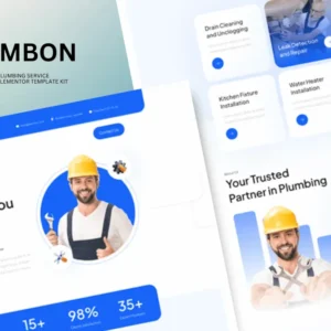 Plumbing Service Elementor Template Kit – Plumbon