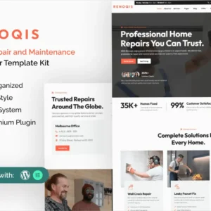 Home Repair Elementor Template Kit – Renoqis