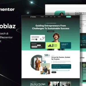 Business Coach Elementor Template – Taoblaz