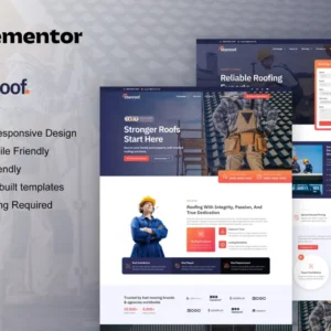 Roofing Services Elementor Template Kit – TitanRoof