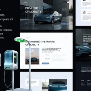 Electric Vehicles Elementor Template – Voltera