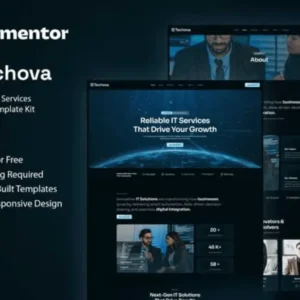IT Solutions & Services Elementor Template Kit – Techova
