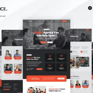 Digital Agency Elementor Template Kit – Agence