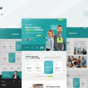 Creative Agency Elementor Pro Template Kit – Agentor