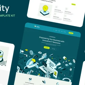 IT & Software Service Elementor Template Kit – Aity