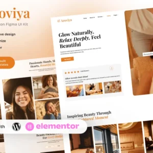 Beauty & Spa Salon Elementor Template Kit – Aroviya