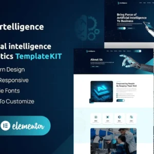 AI & Robotics Elementor Template Kit – Artelligence