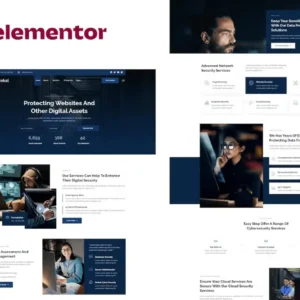 Cyber Security & IT Service Elementor Template Kit – Cekal