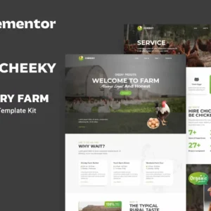 Poultry Farm Elementor Template Kit – Cheeky