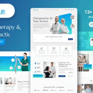 Physiotherapy & Chiropractic Elementor Template Kit – Chirolift