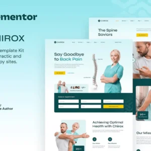 Chiropractic & Physiotherapy Elementor Template Kit – Chirox