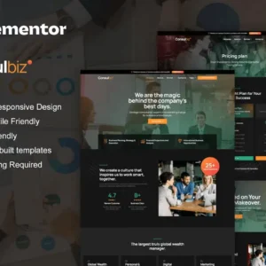 Business Consultant Elementor Template Kit – ConsulBiz