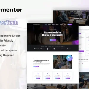 Digital Marketing Agency Elementor Template Kit – CreativeTech
