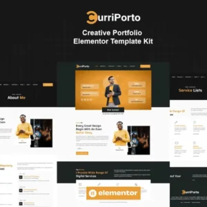 Creative Portfolio Elementor Pro Template Kit – Curriporto
