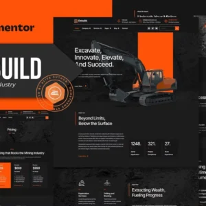 Mining & Industry Elementor Pro Template Kit – Debuild