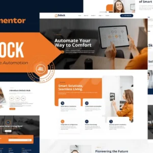 Smart Home Automation Elementor Template Kit – Delock
