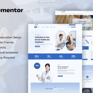 Dentist & Dental Care Elementor Pro Template Kit – Dentiz