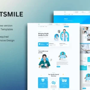 Dentist & Dental Clinic Elementor Template Kit – Dentsmile