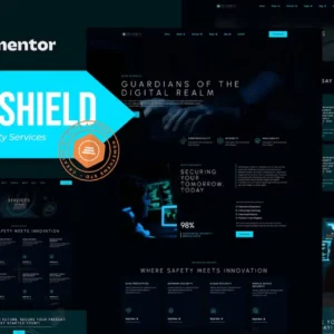 Cybersecurity Services Elementor Pro Template Kit – Devshield