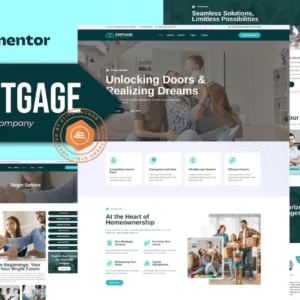 Mortgage Company Elementor Template Kit – Dortgage