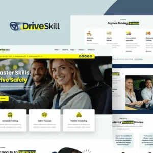 Driving School Elementor Template Kit – DriveSkill