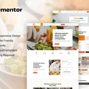 Restaurant & Catering Service Elementor Template Kit – Feastora