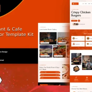 Restaurant & Cafe Elementor Template Kit – Fodma