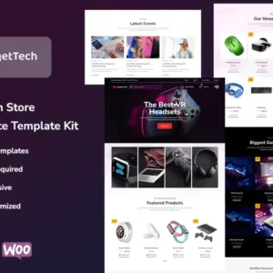 Electronic Gadget WooCommerce Elementor Pro Template Kit – GadgetTech