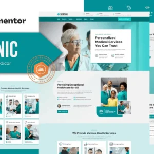 Health & Medical Elementor Template Kit – Glinic