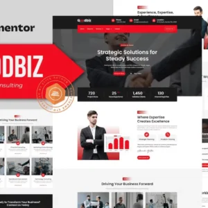 Business Consulting Elementor Template Kit – Goodbiz