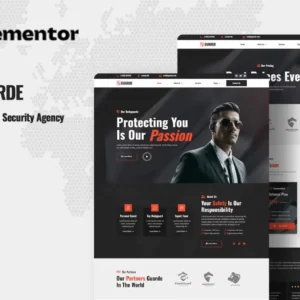 Bodyguards & Security Agency Elementor Template Kit – Guarde