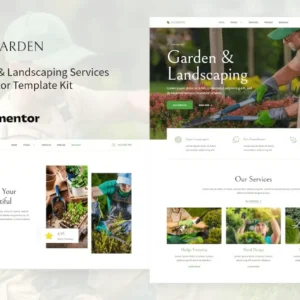 Garden & Landscaping Services Elementor Template Kit – Guarden