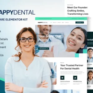 Dental Care Service Elementor Kit – Happy Dental