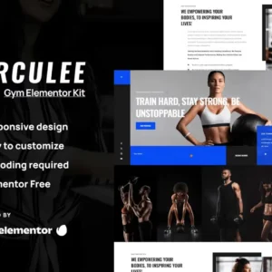 Fitness & Gym Elementor Template Kit – Hercules
