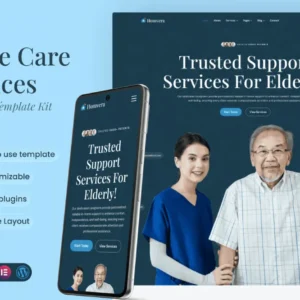 Home Care Services Elementor Template Kit – Homvera