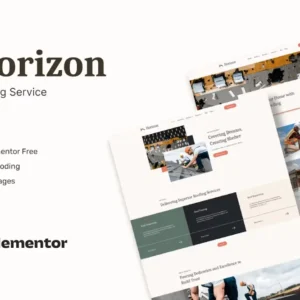 Roofing Service Elementor Template Kit – Horizon