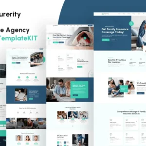 Insurance Agency Elementor Template Kit – Insurerity