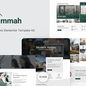 Real Estate Elementor Template Kit – Jummah