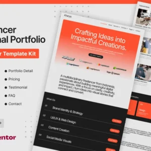 Personal CV Freelancer Elementor Template Kit – Kharya