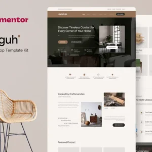 Furniture Ecommerce Elementor Template Kit – Lingguh