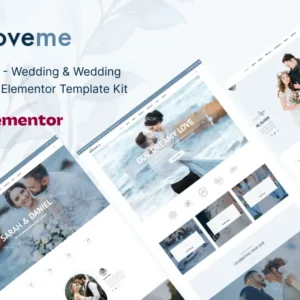 Wedding & Wedding Planner Elementor Template Kit – Loveme