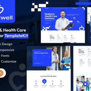 Medical & Health Care Elementor Template Kit – Medwell