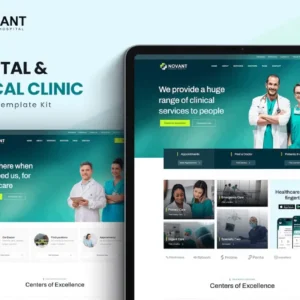 Hospital And Medical Clinic Elementor Template Kit – Novant