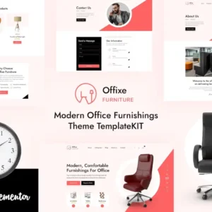 Furniture Elementor Template Kit – Offixe