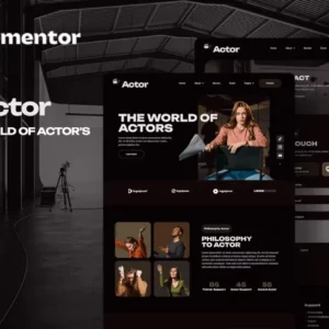 Actor Agency Elementor Template Kit – Oractor
