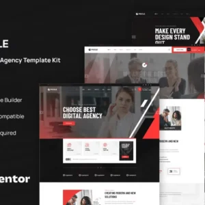 Digital Agency Elementor Template Kit – Pisole