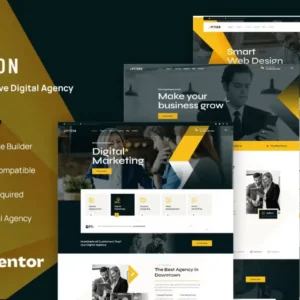 Creative Digital Agency Elementor Template Kit – Pitoon