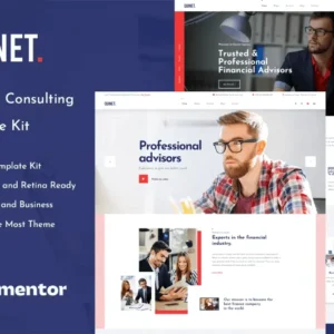 Business Consulting Elementor Template Kit – Quinet