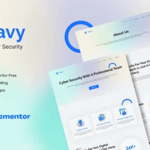 Cyber Security Elementor Template Kit – Savy
